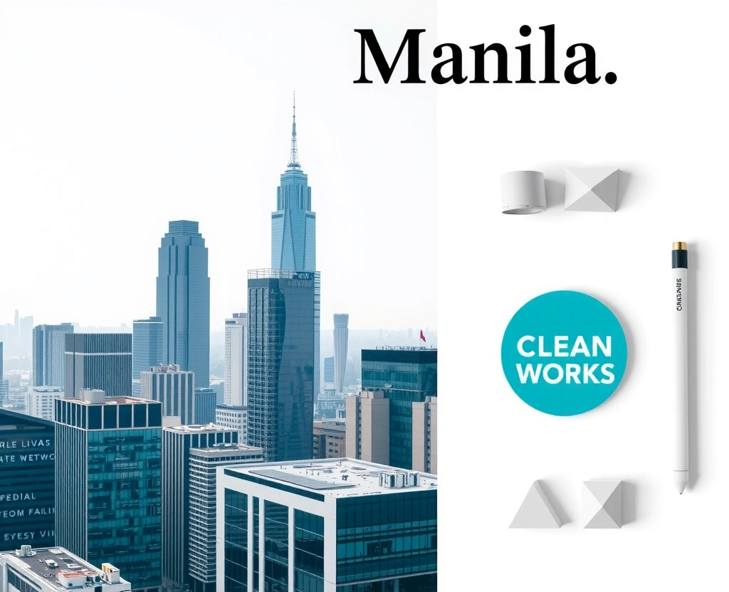 Manila city skyline showing the service coverage areas